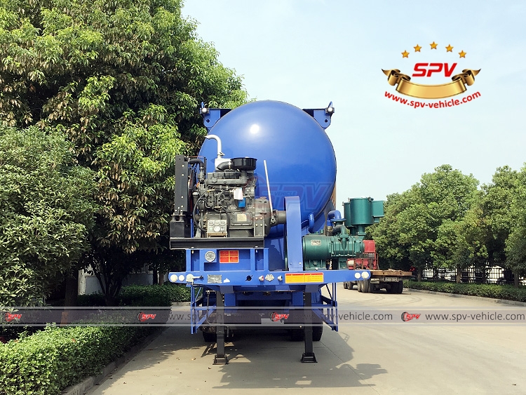 Axles Bulk Cement Tank Semi-trailer - F